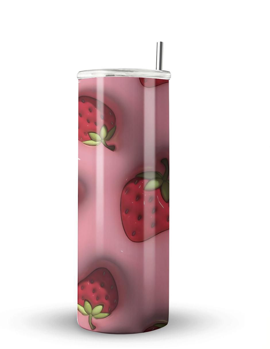 Termo de acero inoxidable Skinny con tapa a presión 600 ml