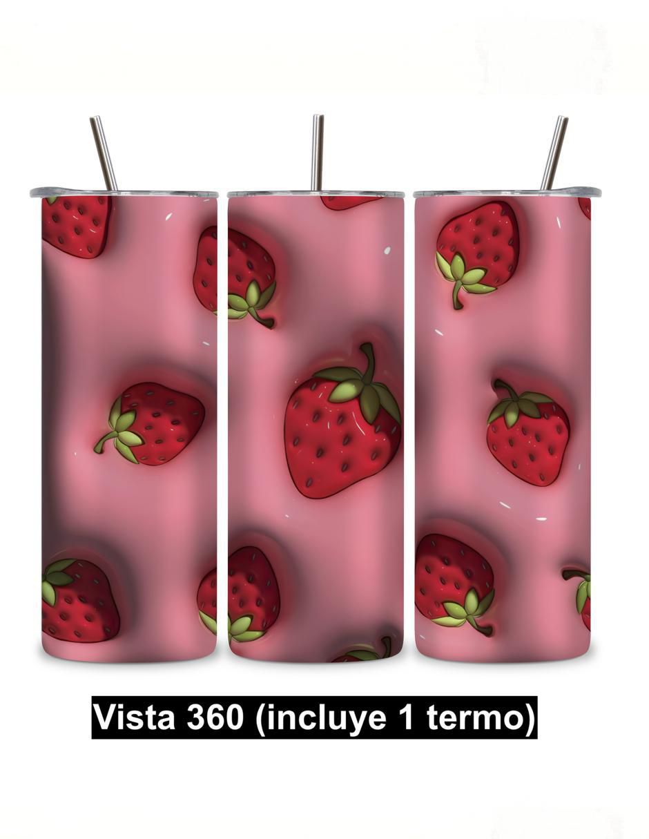 Termo de acero inoxidable Skinny con tapa a presión 600 ml 2
