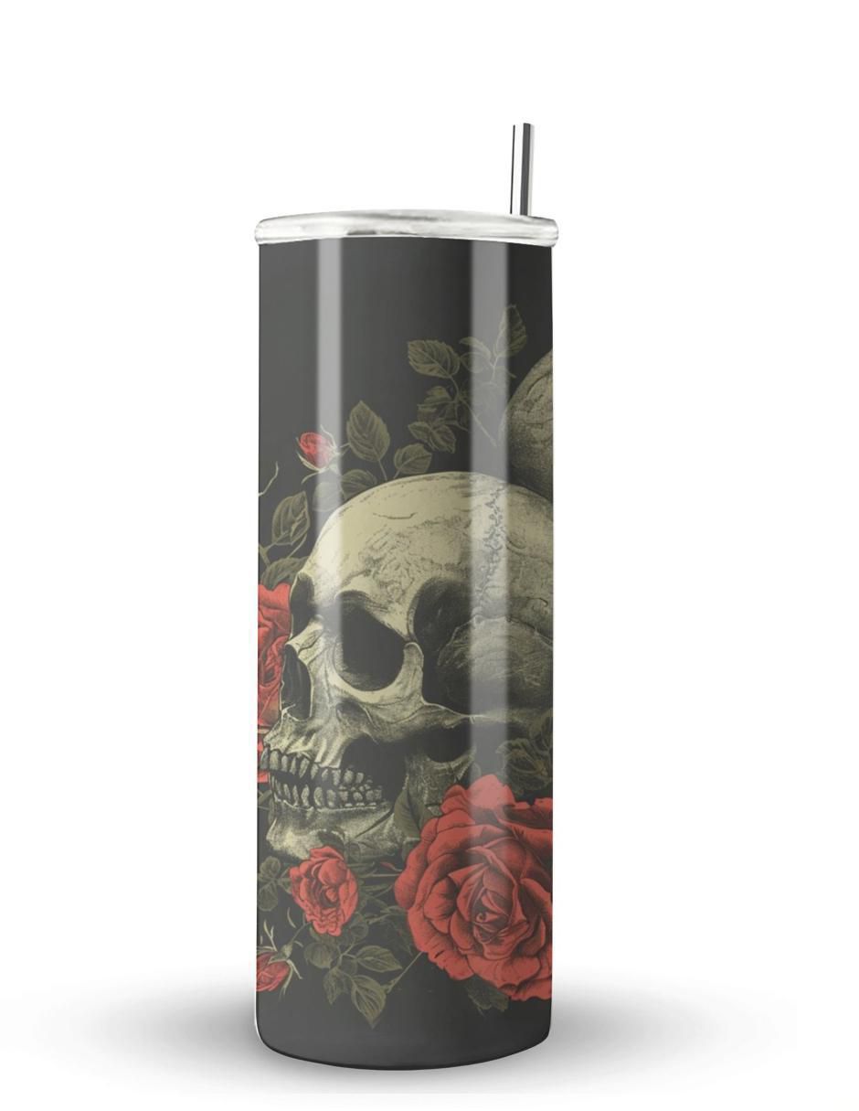 Termo de acero inoxidable Skinny con tapa a presión 600 ml