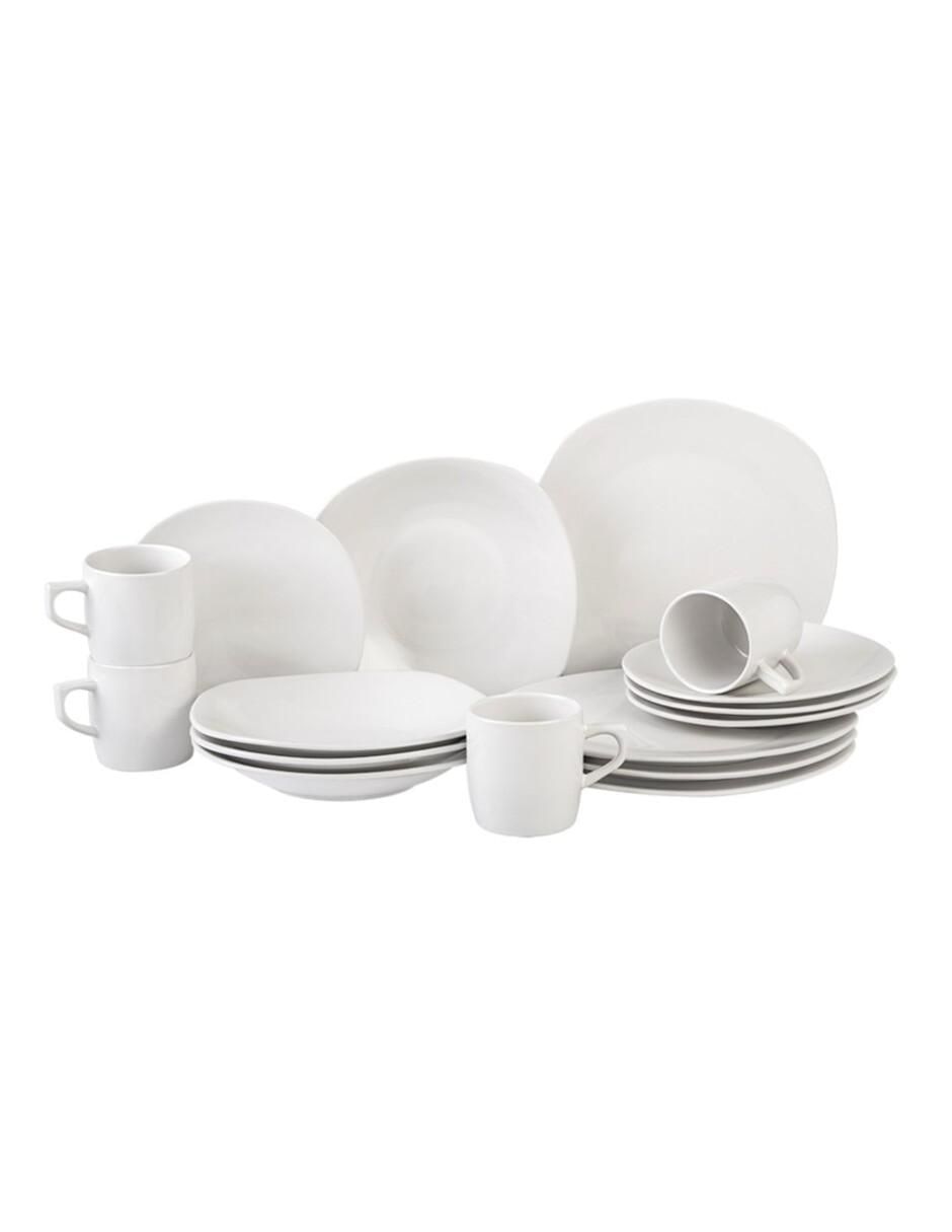 Vajilla cerrada antartic de porcelana para 4 personas Vajilla cerrada antartic de porcelana para 4 personas
