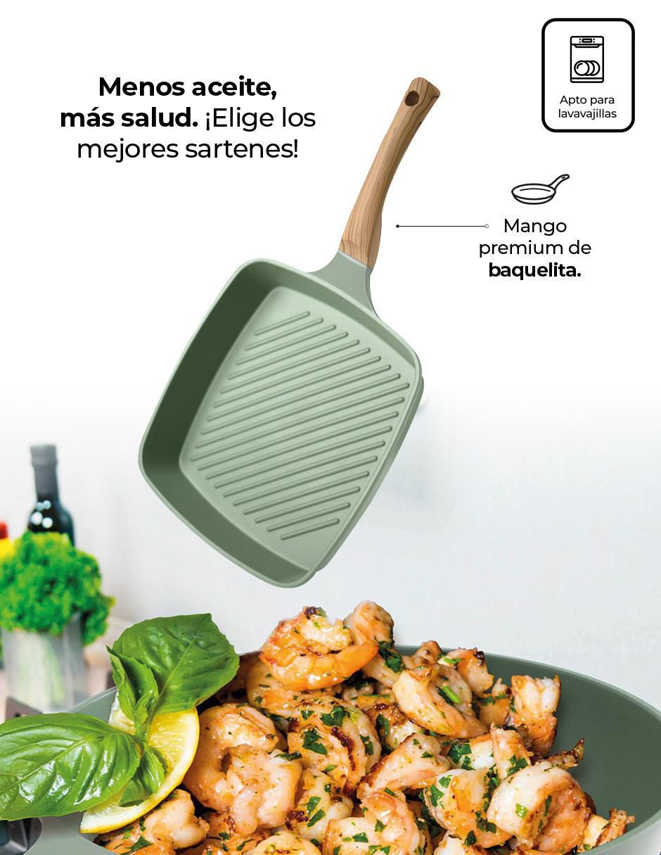 Sartén grill de jade 4