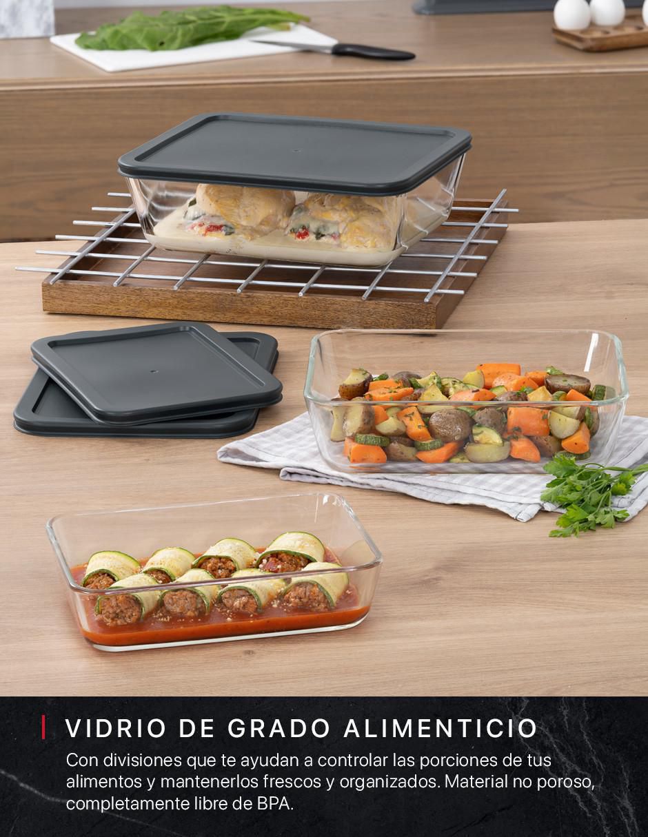 Set contenedores de vidrio 3 piezas 3