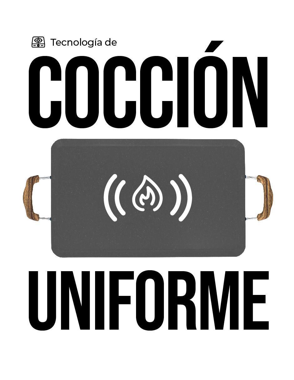Comal queen sense love cook aluminio anodizado