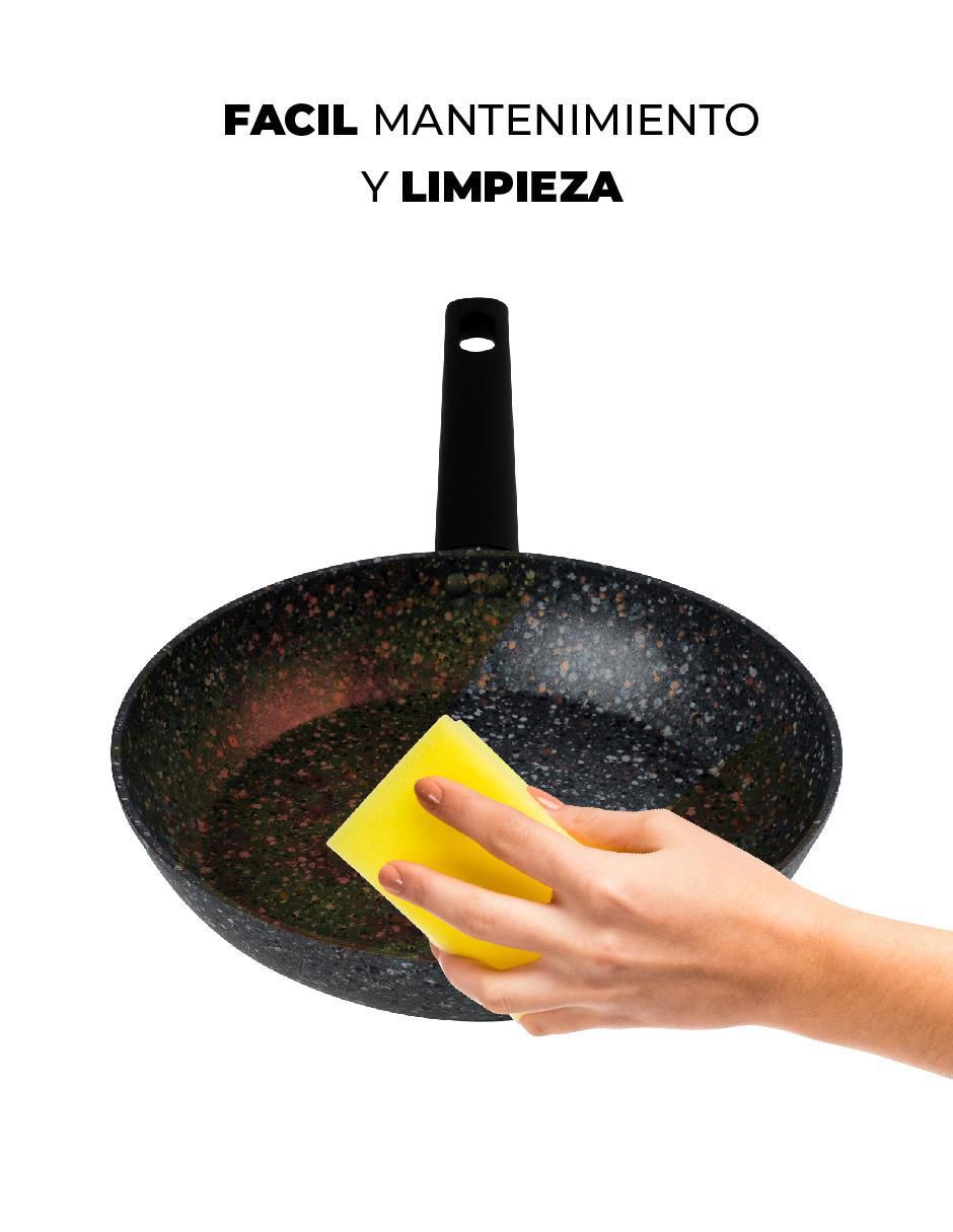 Set de sartenes Love Cook de aluminio anodizado 3 piezas 5