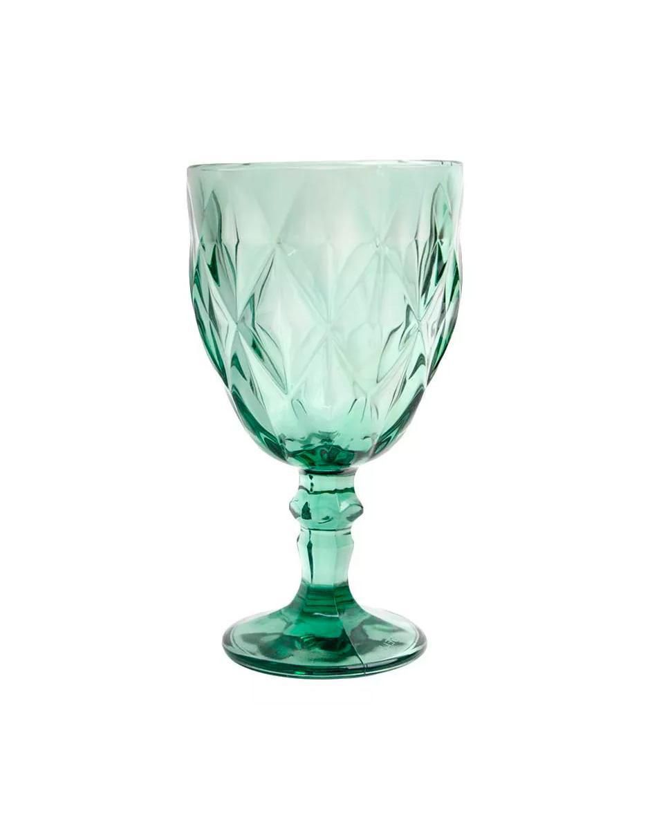 Set de copas para vino de vidrio 2