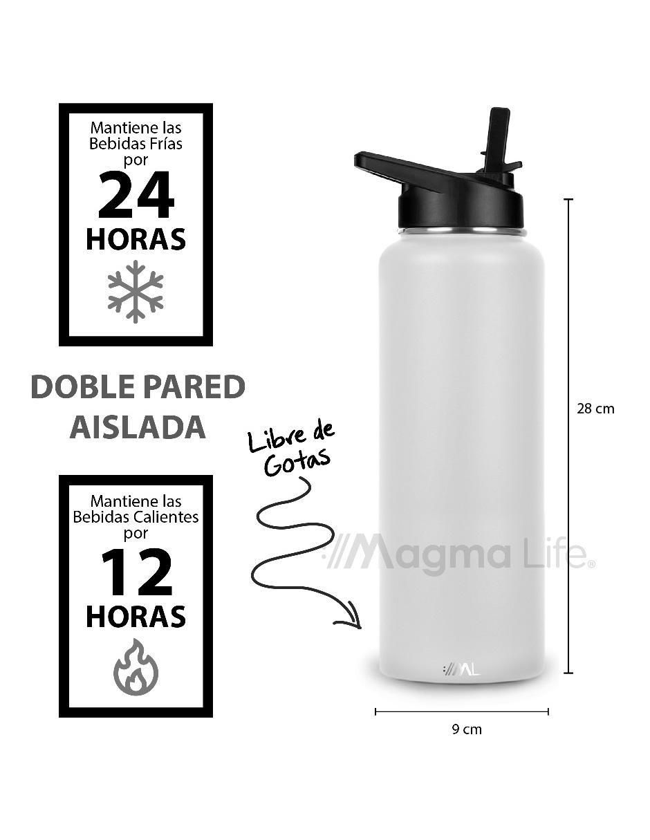 Termo de acero inoxidable con tapa rosca 1.2 L 3