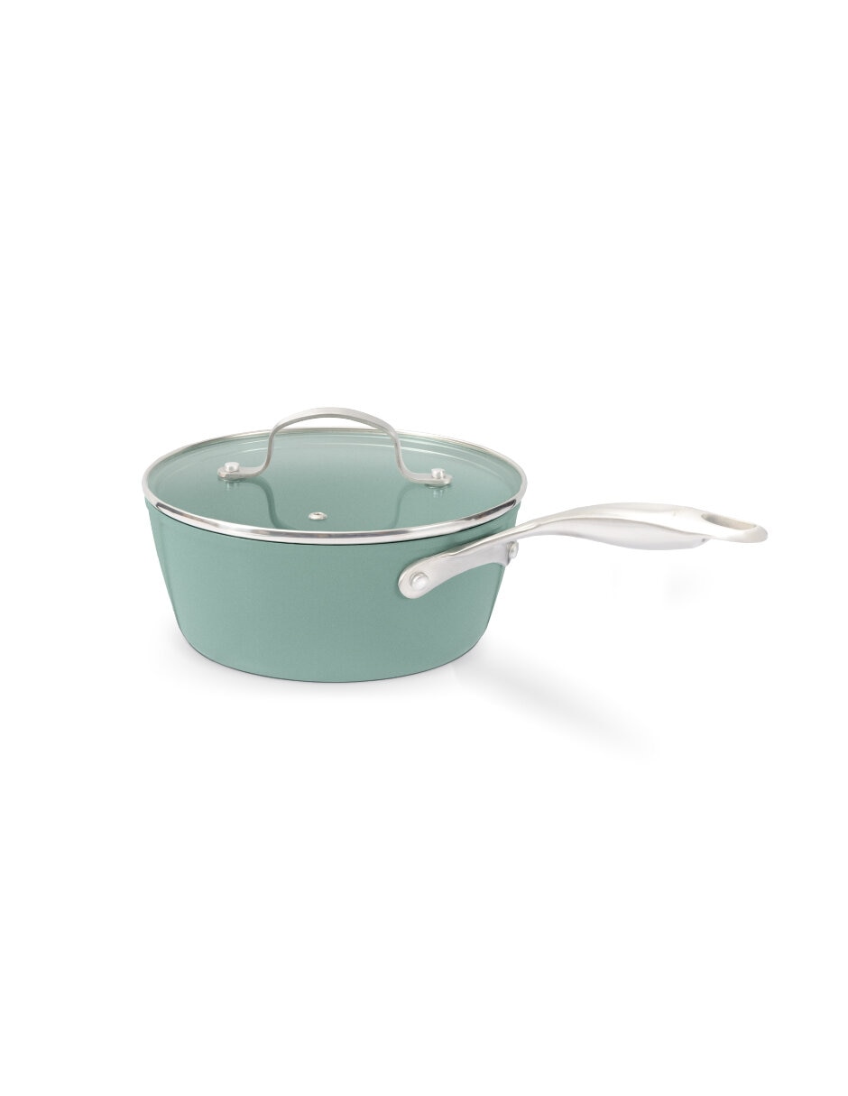 Batería de cocina de aluminio antiadherente cerámica 17 piezas 8