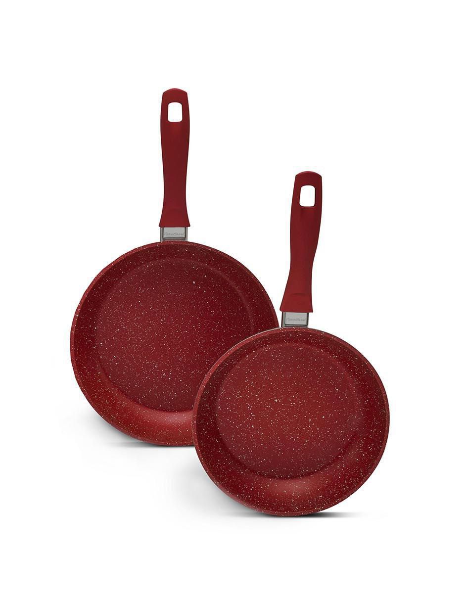 Set de sartenes Deluxe de acero inoxidable