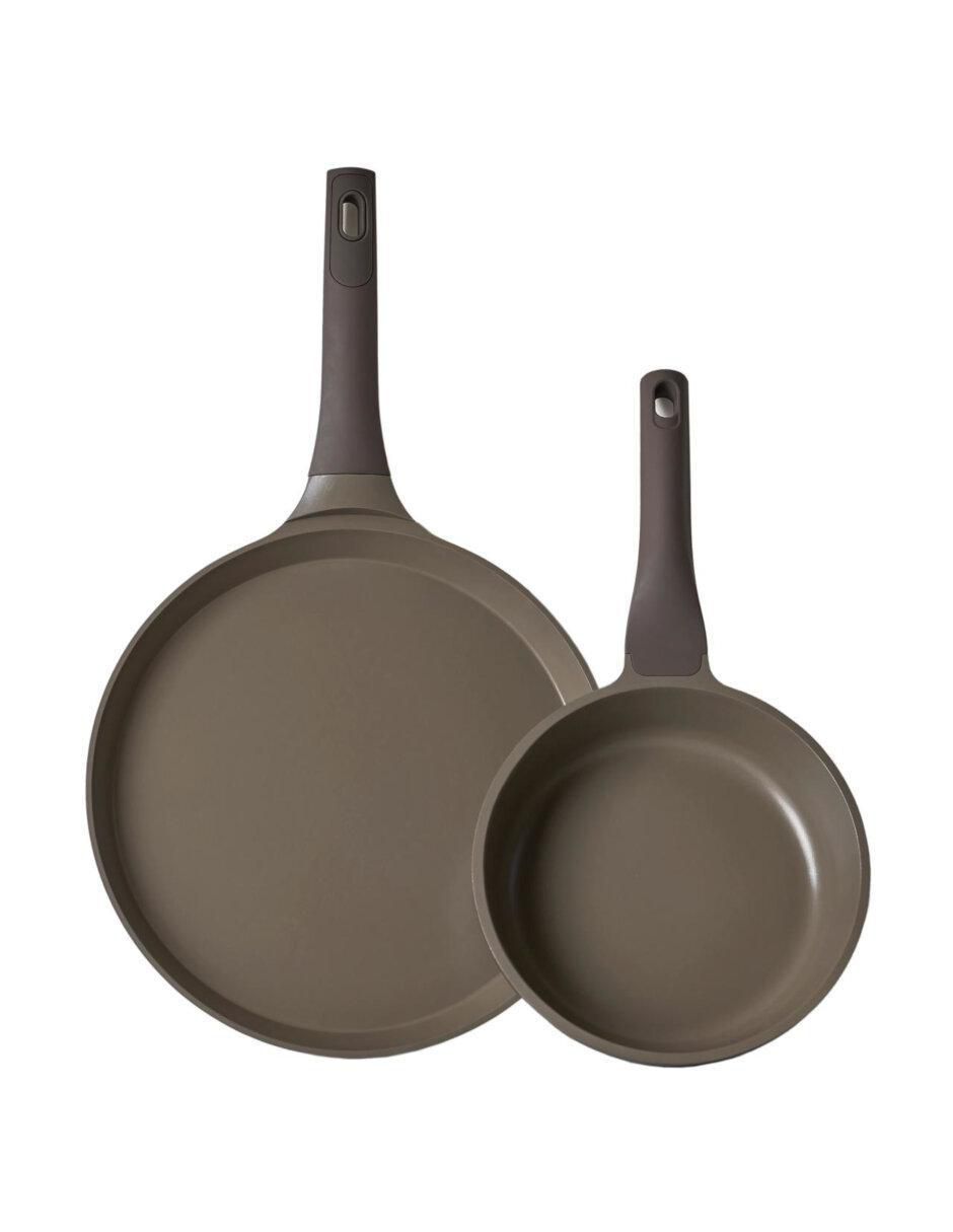 Set de sartenes de aluminio 2 piezas