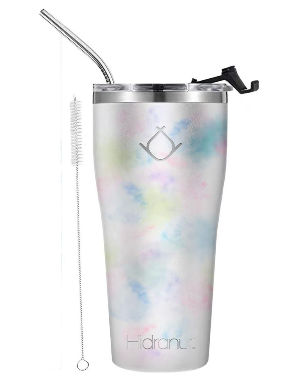 Termo de acero inoxidable con tapa flip top Termo de acero inoxidable con tapa flip top
