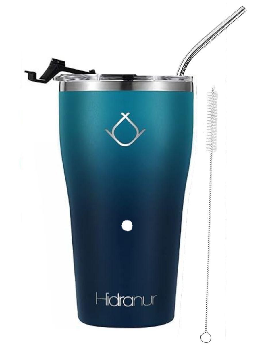 Termo hidranur "de" acero inoxidable sin familia o colección "con tapa" flip top 887 ml