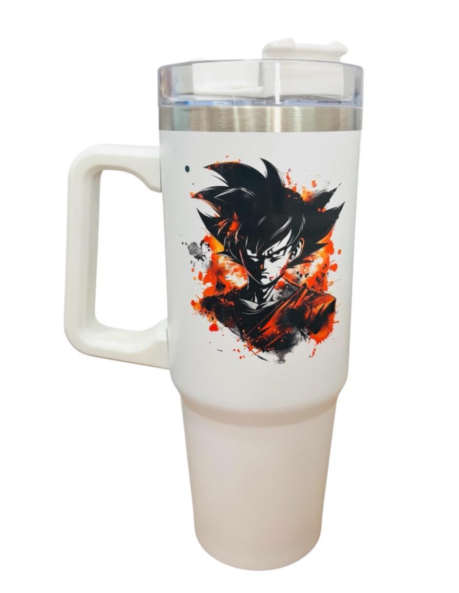 Termo de acero inoxidable Dragon Ball Z con tapa rosca