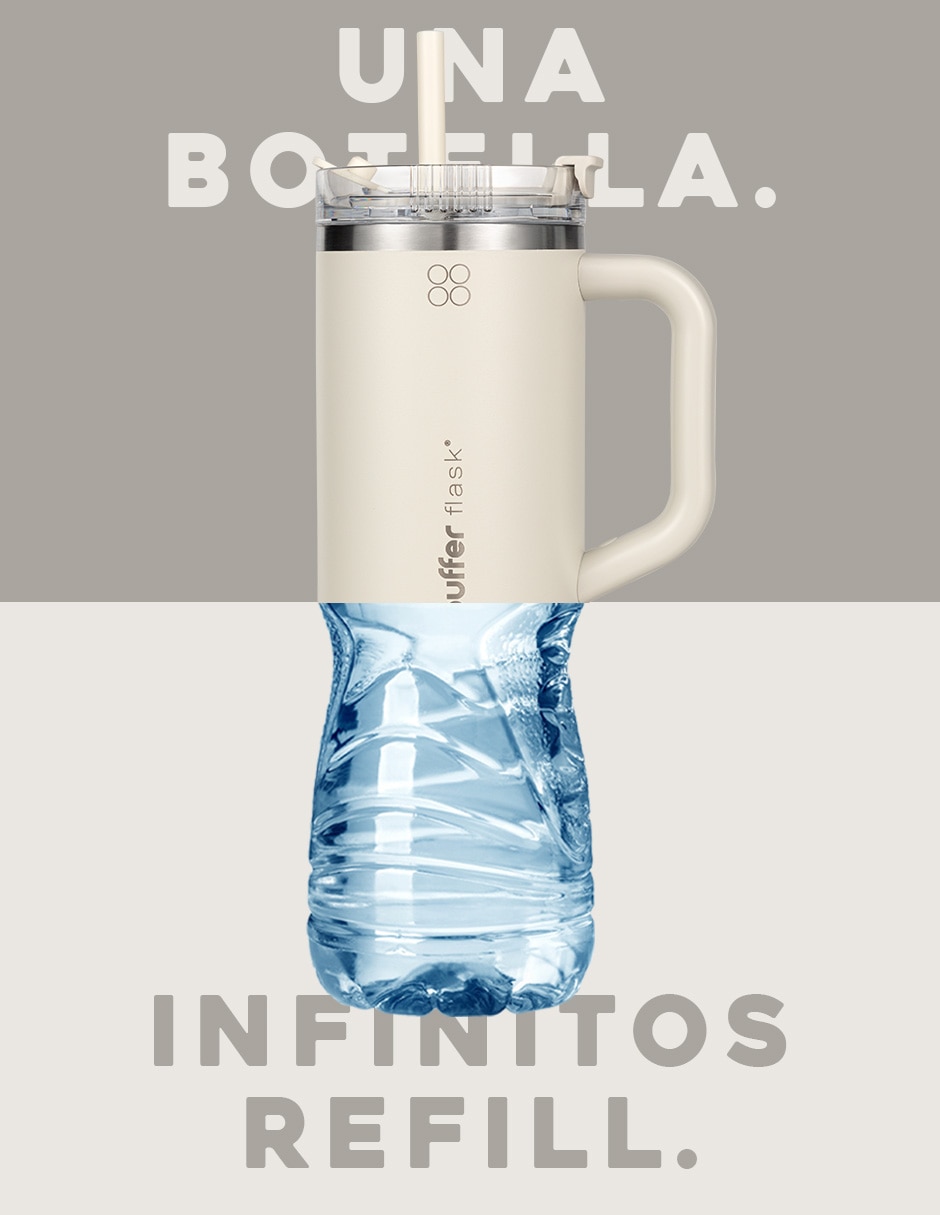 Vaso térmico de acero inoxidable con tapa a prueba de derrame 1.2 L 6