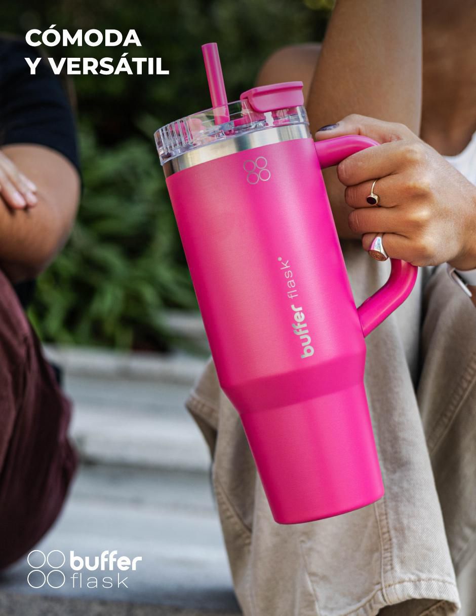 Vaso térmico buffer "de" acero inoxidable sin familia o colección "con tapa" a prueba de derrame 1.25 l