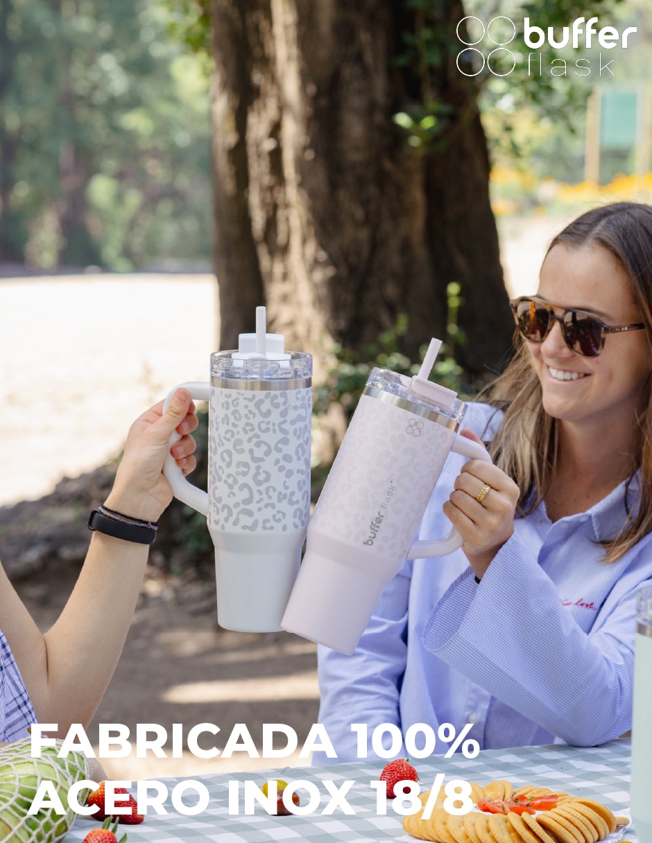 Vaso térmico de acero inoxidable con tapa a prueba de derrame 1.2 L 4