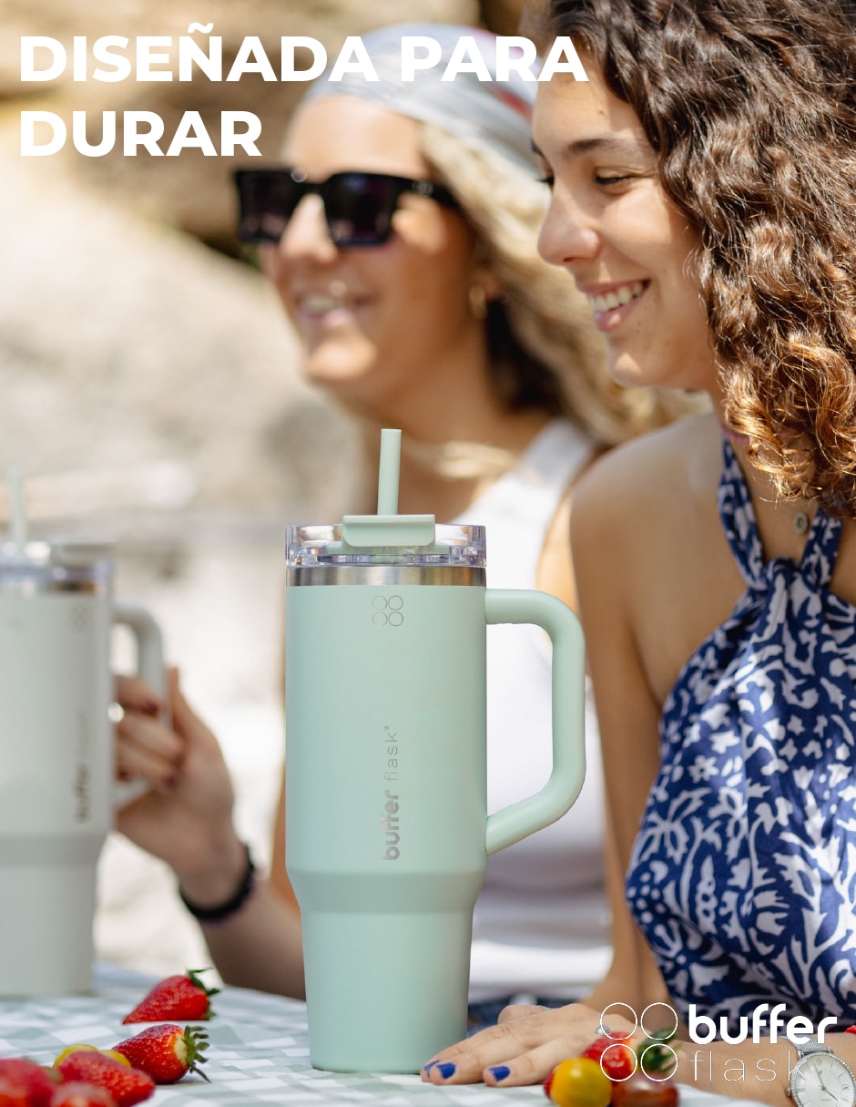 Vaso térmico de acero inoxidable con tapa a prueba de derrame 1.2 L 6