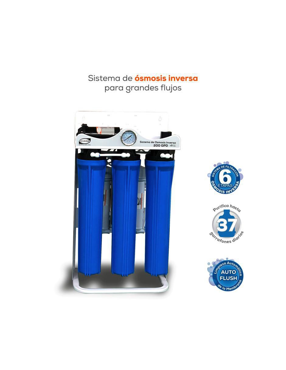 Filtro purificador de agua RO-200G-D02 2