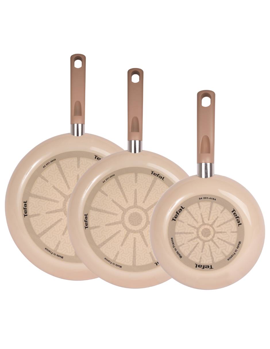 Set de sartenes Trendy Titanium de aluminio 3 piezas 2