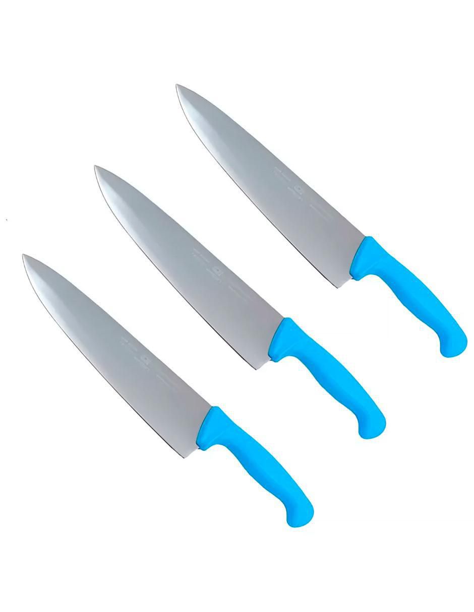 Set de cuchillos para chef 3 piezas