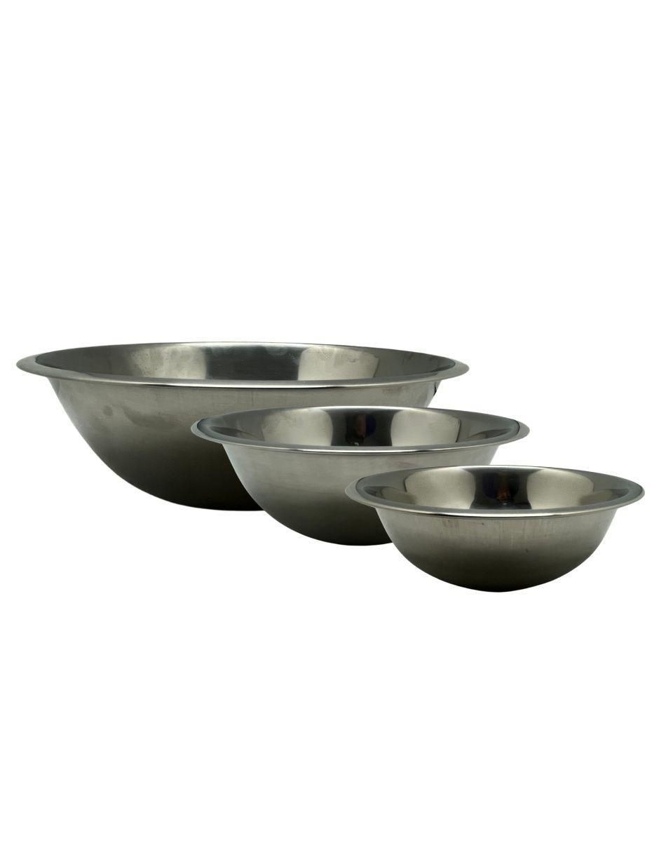 Set bowl 3 piezas de acero inoxidable