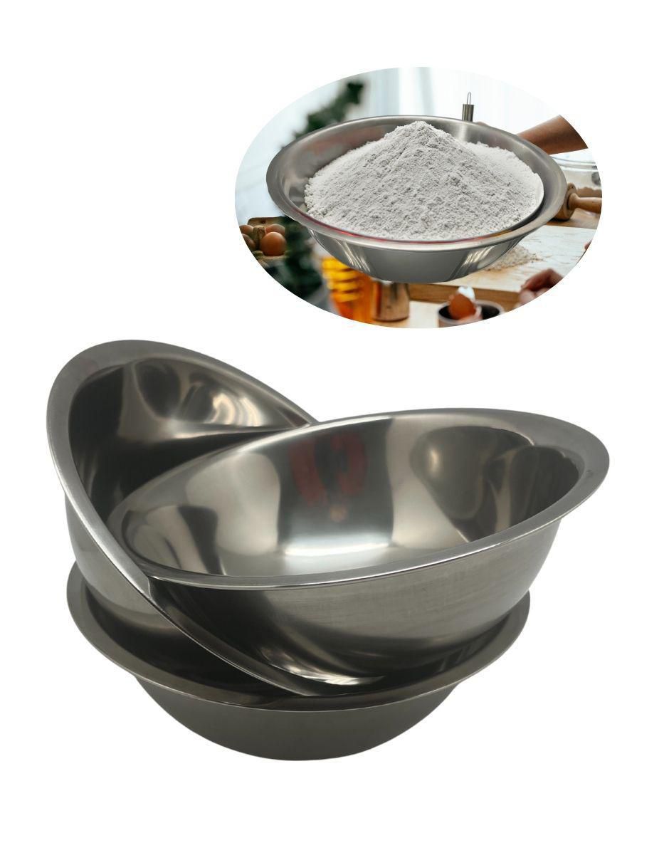 Set bowl 3 piezas de acero inoxidable 3