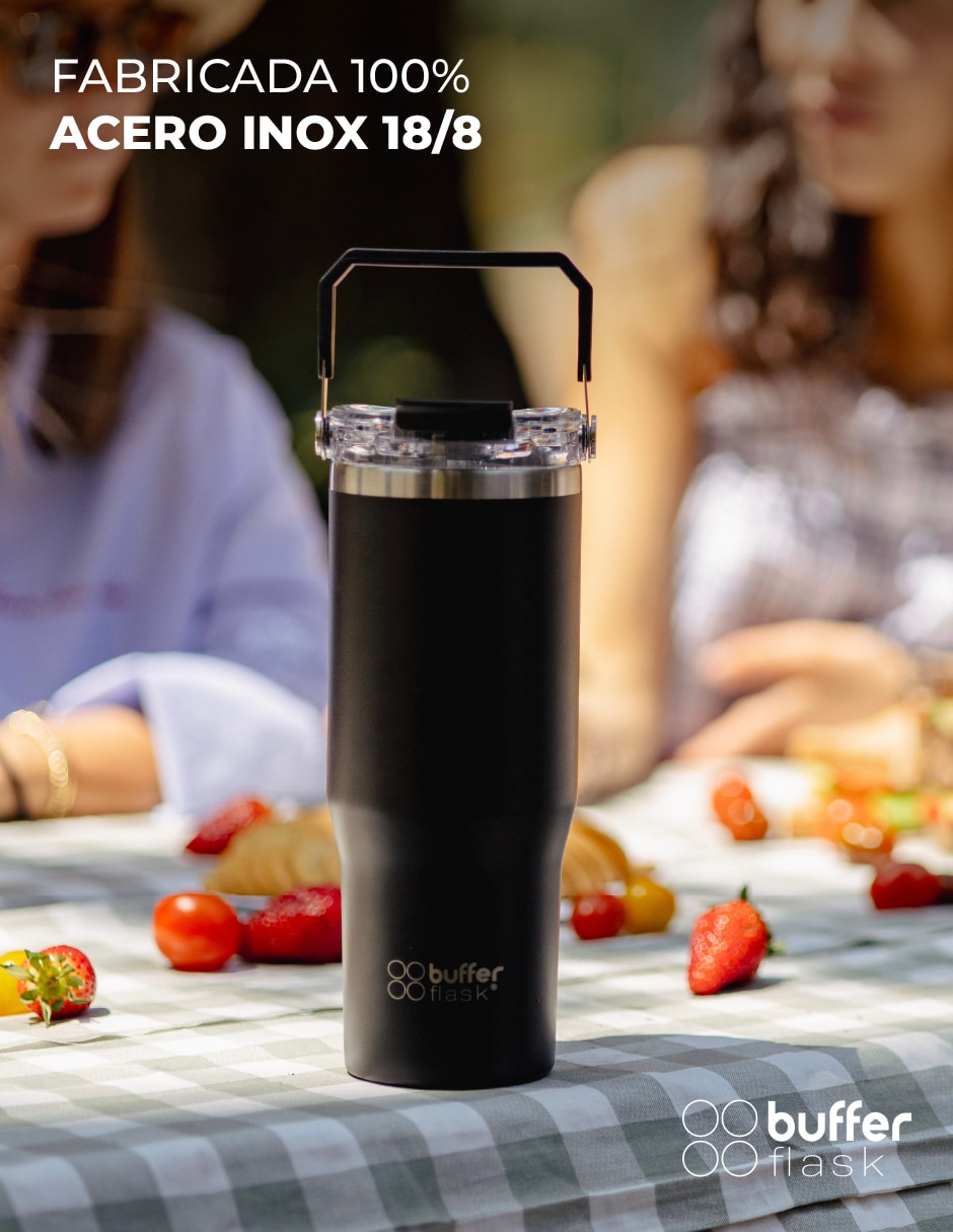 Termo buffer "de" acero inoxidable no aplica "con tapa" rosca 900 ml