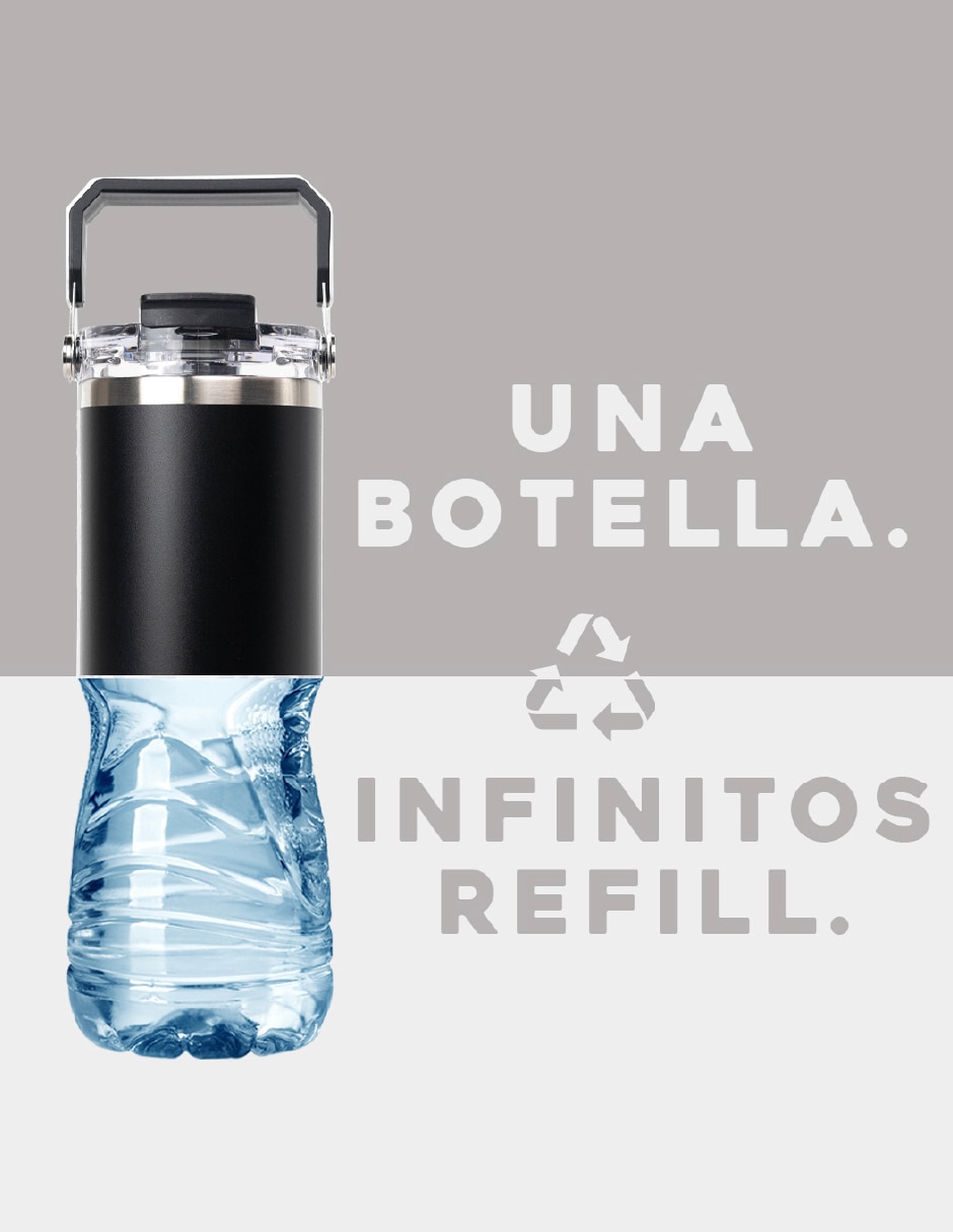 Termo buffer "de" acero inoxidable no aplica "con tapa" rosca 900 ml