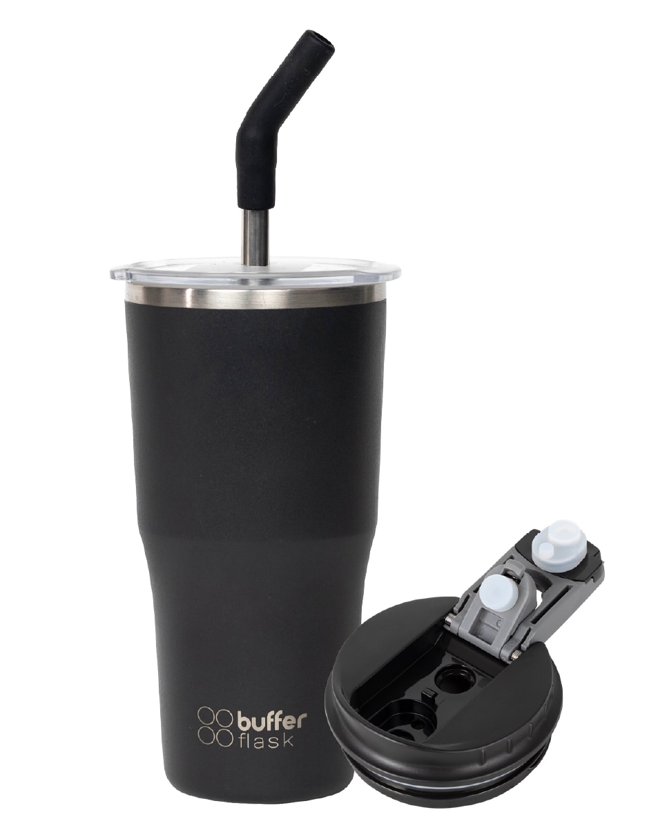Termo Buffer de acero inoxidable con tapa rosca 600 ml Termo Buffer de acero inoxidable con tapa rosca 600 ml