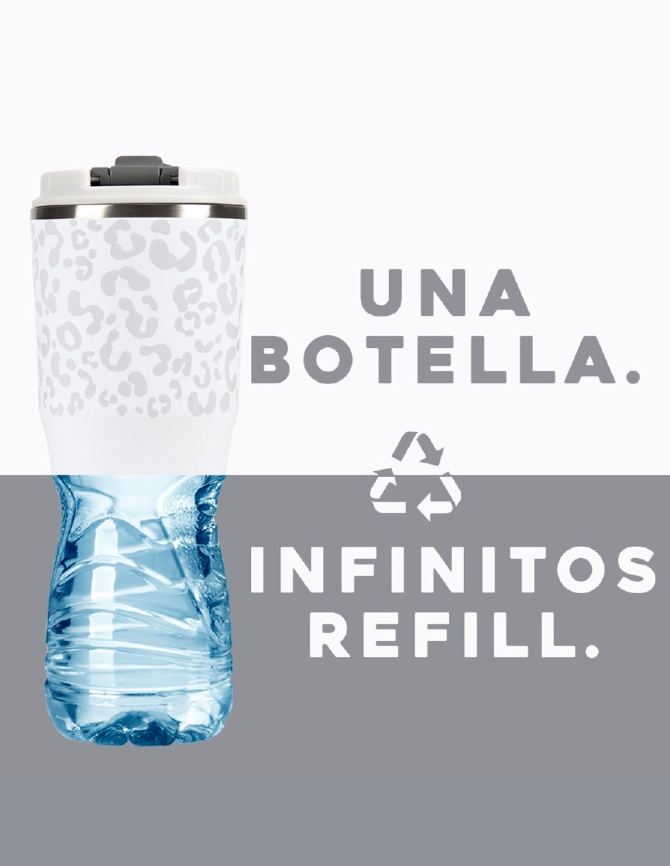 Termo Buffer de acero inoxidable con tapa rosca 600 ml 7