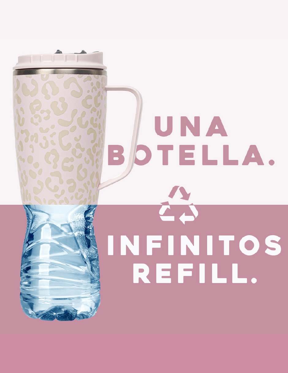 Termo Buffer de acero inoxidable con tapa rosca 1 L 7