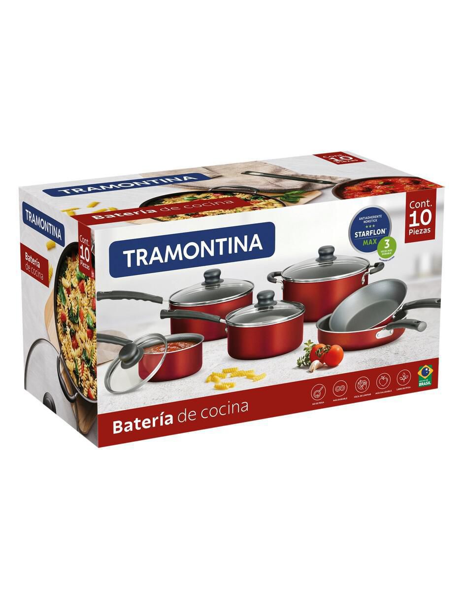 Batería de cocina Versalhes de aluminio antiadherente convencional 10 piezas 6