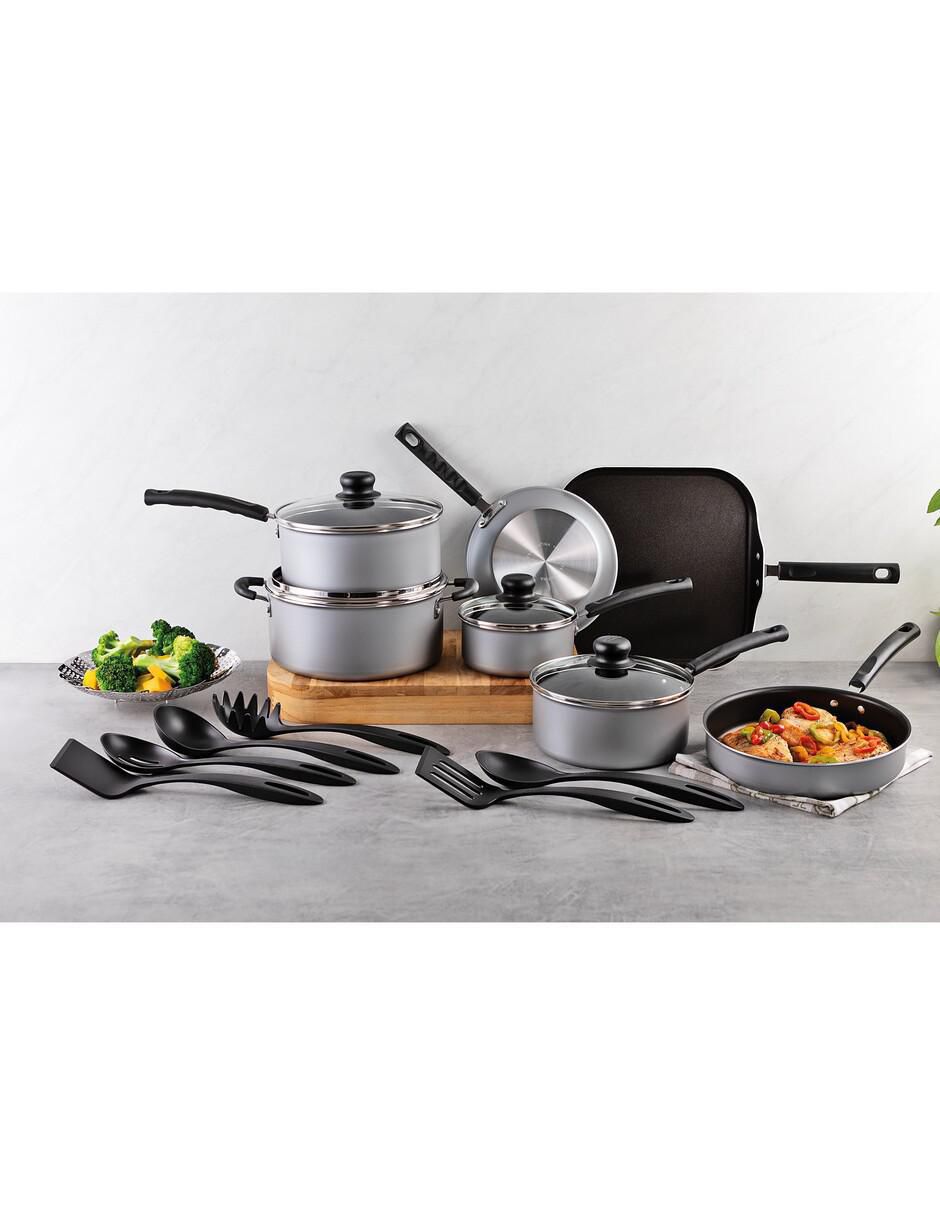 Batería de cocina Primaware de aluminio antiadherente convencional 18 piezas 4