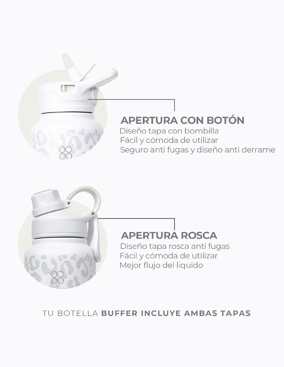 Termo de acero inoxidable Flask con tapa rosca 1.2 L 11