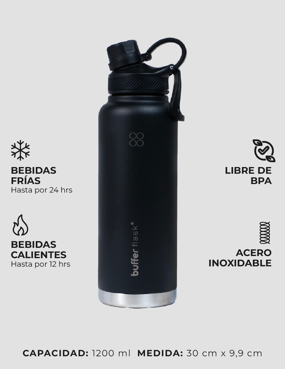Termo Buffer de acero inoxidable Paine con tapa rosca 1.2 L
