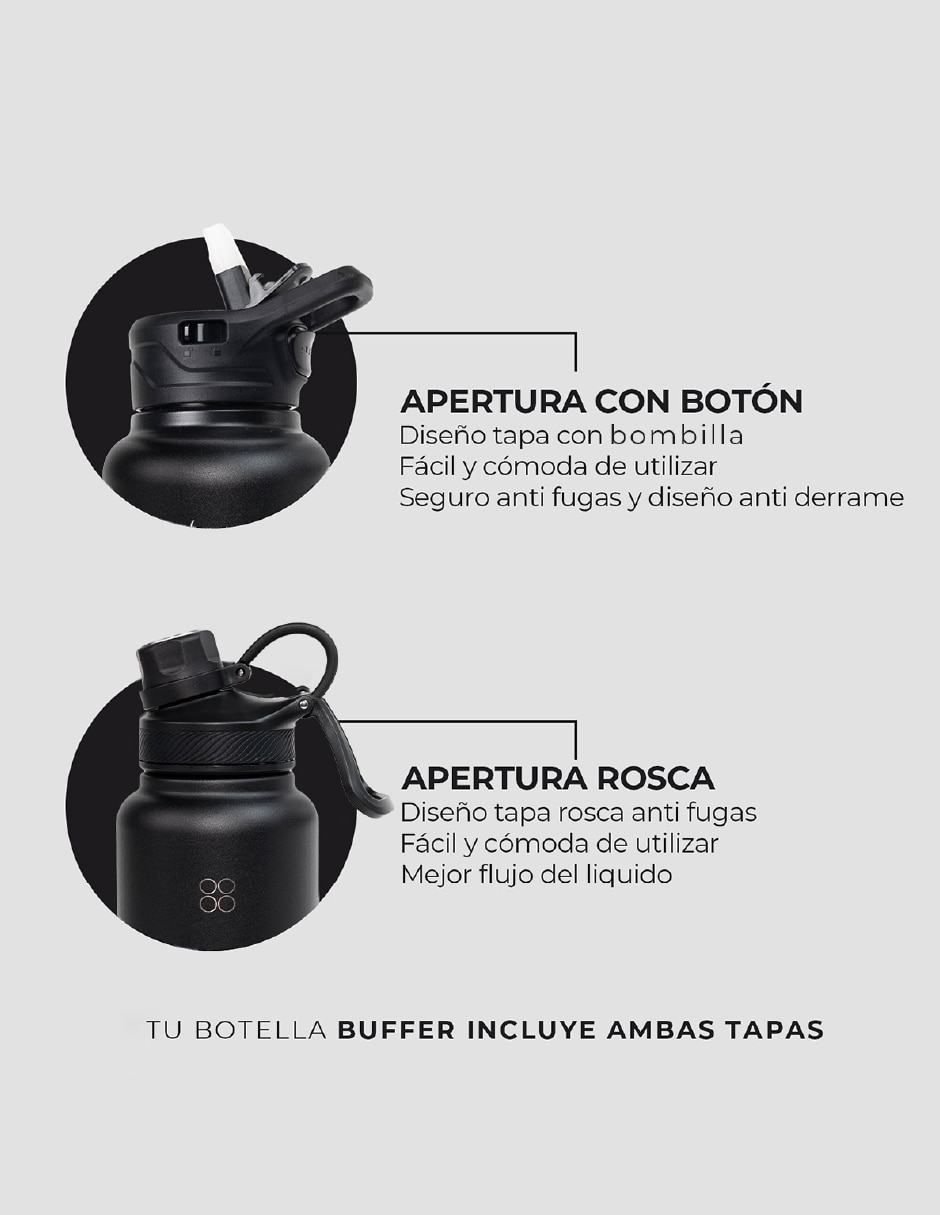 Termo Buffer de acero inoxidable Paine con tapa rosca 1.2 L