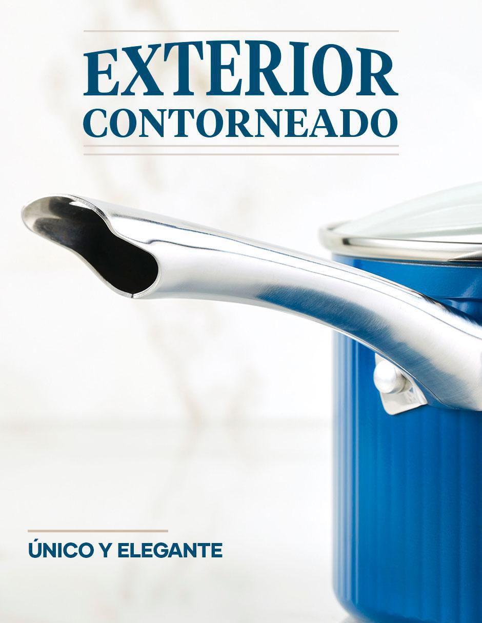 Batería de cocina 13578 de aluminio antiadherente convencional 10 piezas 9