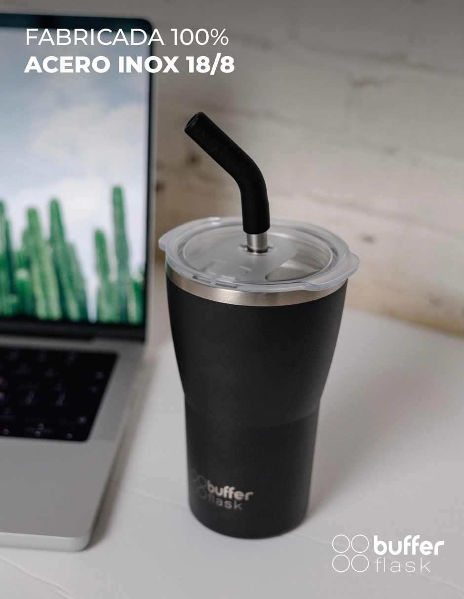 Termo buffer "de" acero inoxidable sin familia o colección "con tapa" rosca 420 ml
