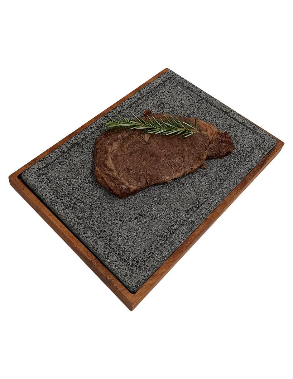 Comal Piedra Volcánica acero 2