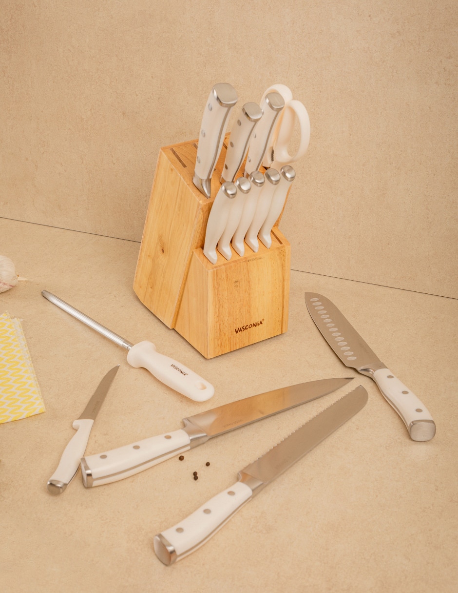 Set de cuchillos utilitario Ceramic 14 piezas 6