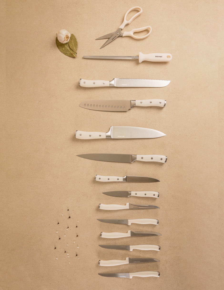 Set de cuchillos utilitario Ceramic 14 piezas 7
