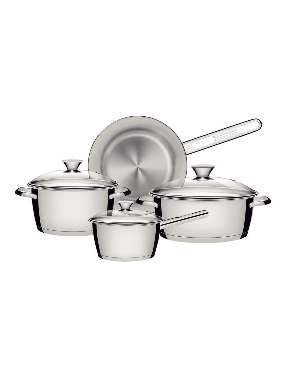 Batería de cocina Allegra de acero inoxidable 7 piezas Batería de cocina Allegra de acero inoxidable 7 piezas