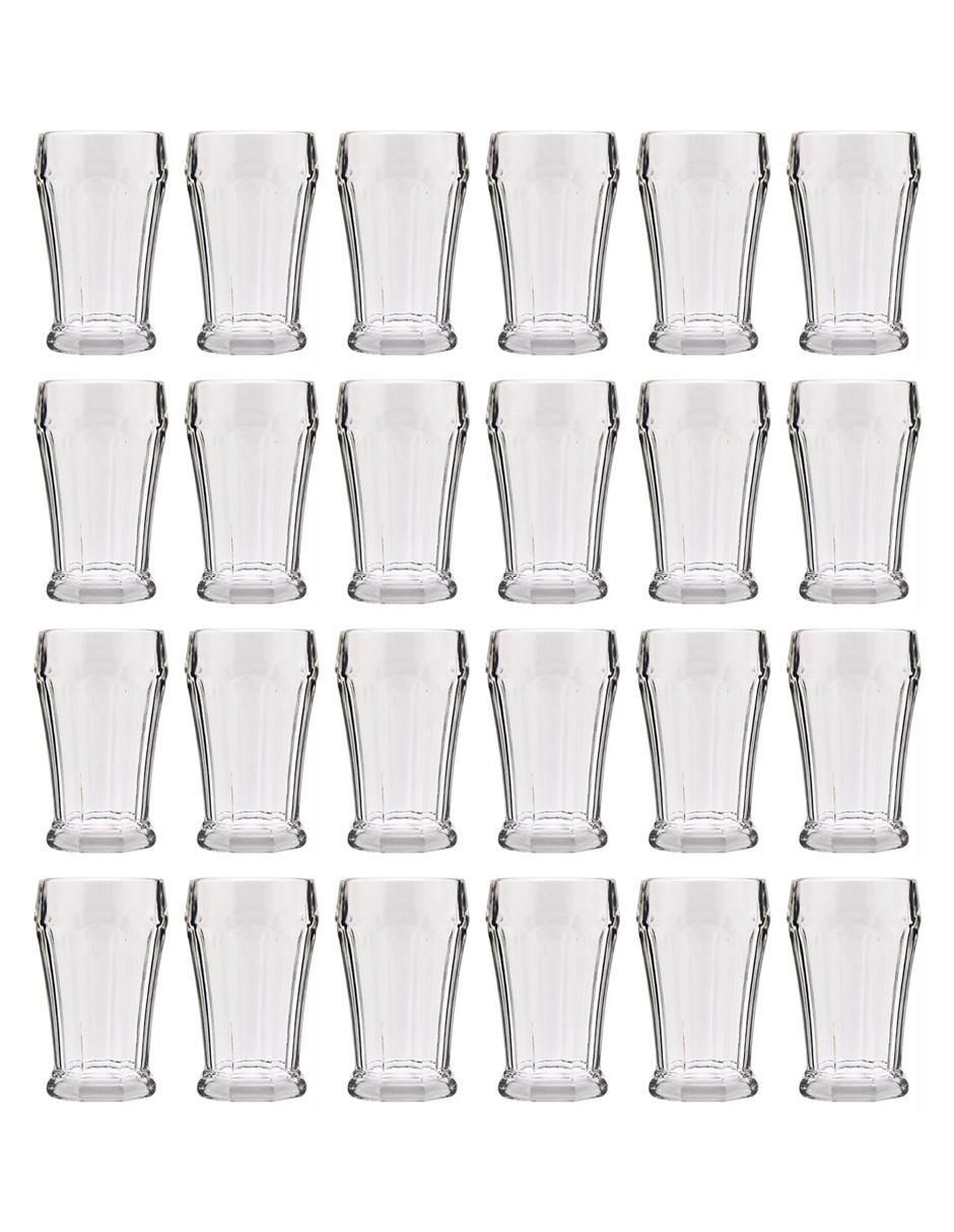 Set de copas para malteada de vidrio Set de copas para malteada de vidrio