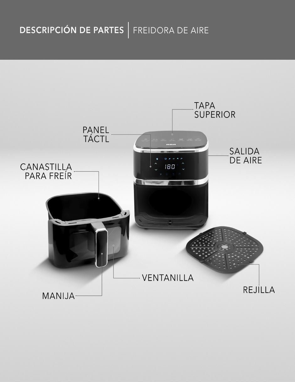 Freidora de aire 5 L Rc-110 4