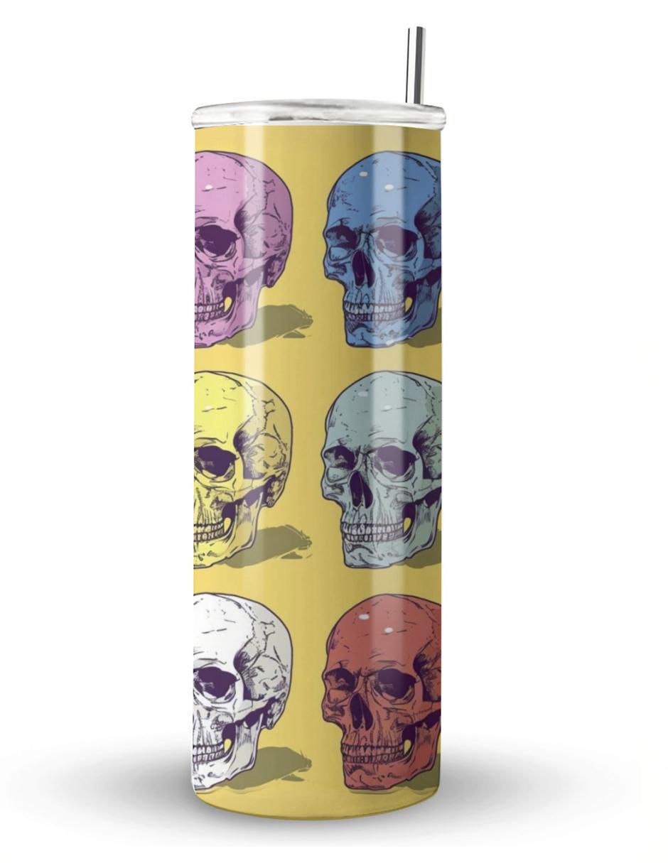 Termo de acero inoxidable diseño con tapa a presión 600 ml