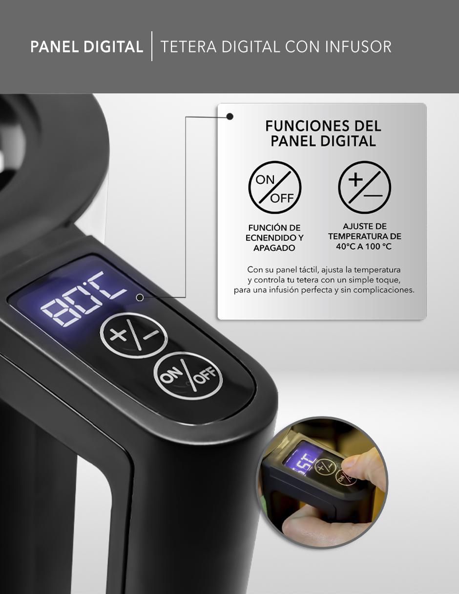Tetera infusora de acero inoxidable 5