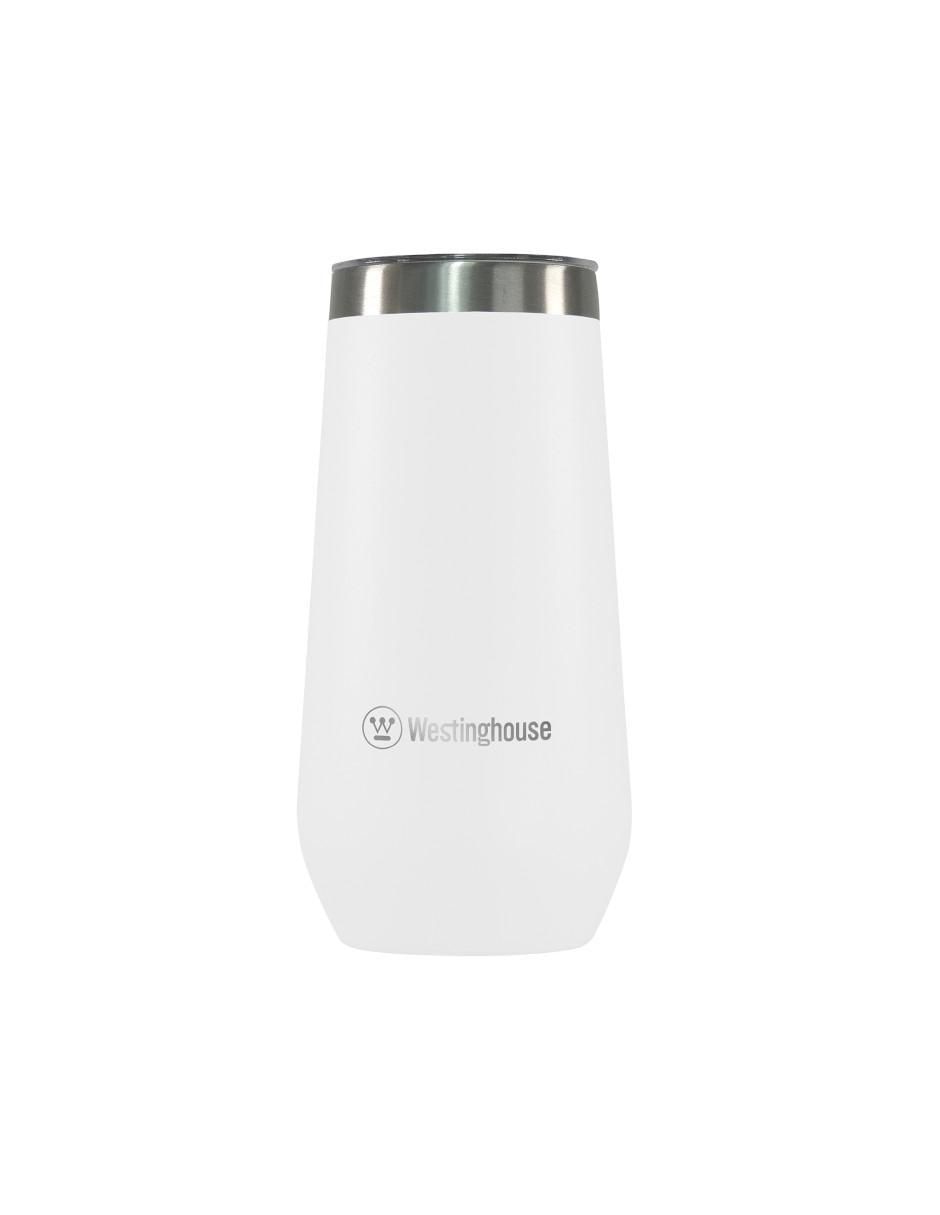 Termo doble pared de acero inoxidable con tapa a presión 355 ml