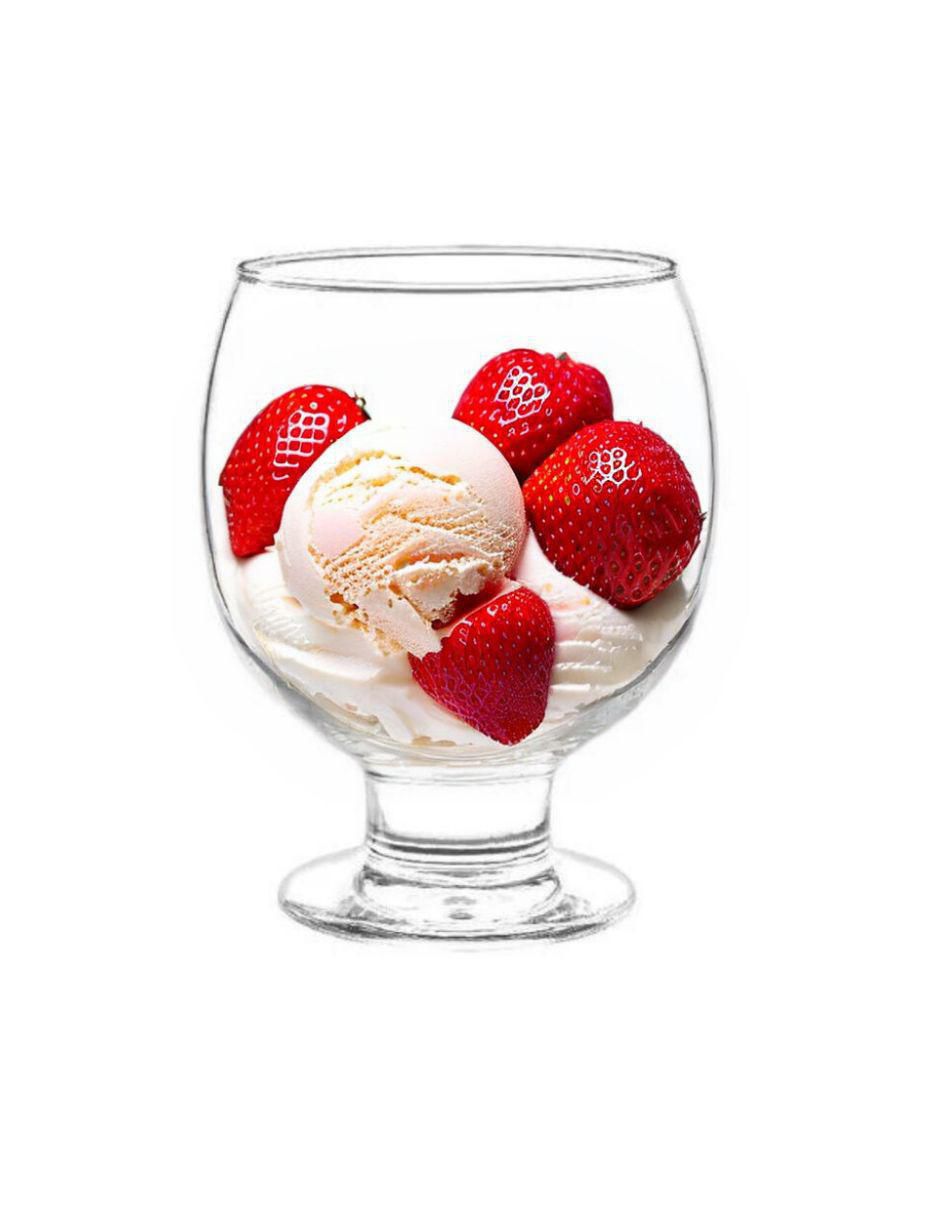 Set de copas para helado Premier de vidrio 2