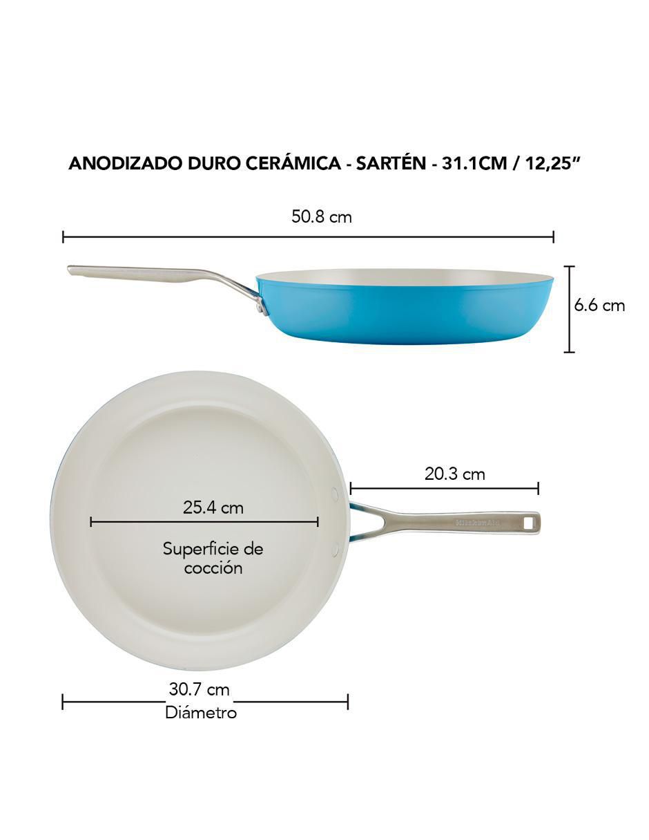 Sartén Anodizado Duro de aluminio anodizado 5