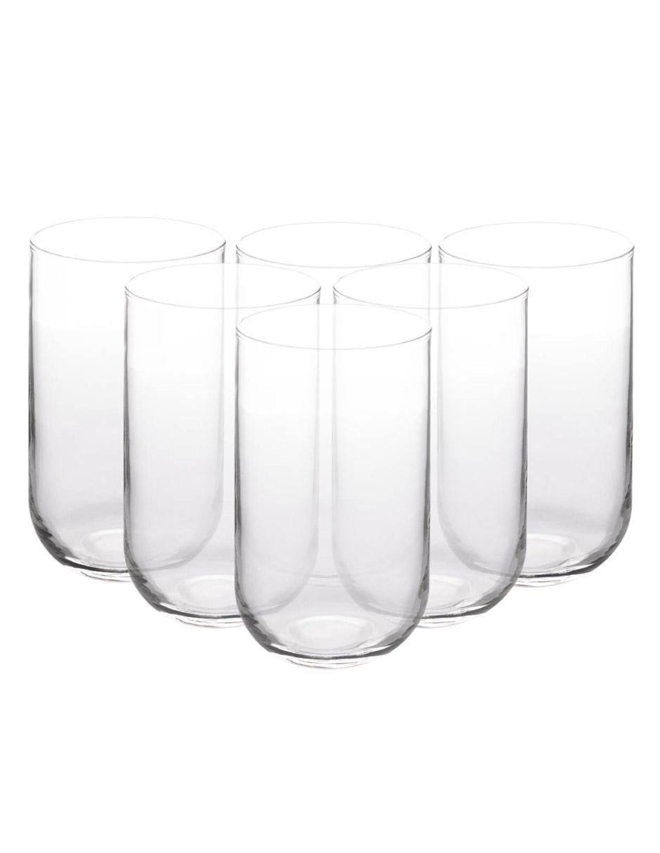 Set vasos Capella de vidrio con 6 piezas