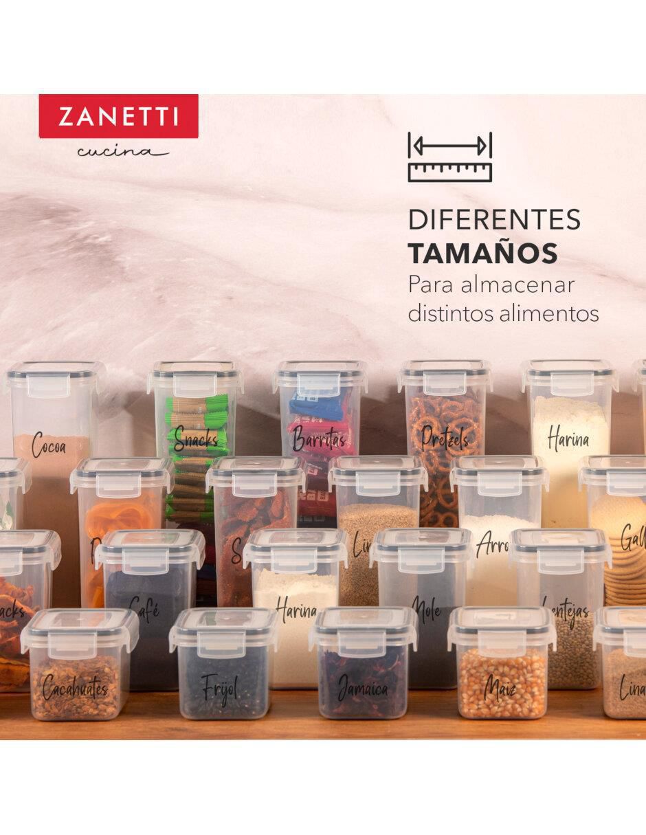 Set contenedores de plástico 30 piezas 3
